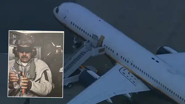 Maduro'yu taşıyan uçak New York'a indi