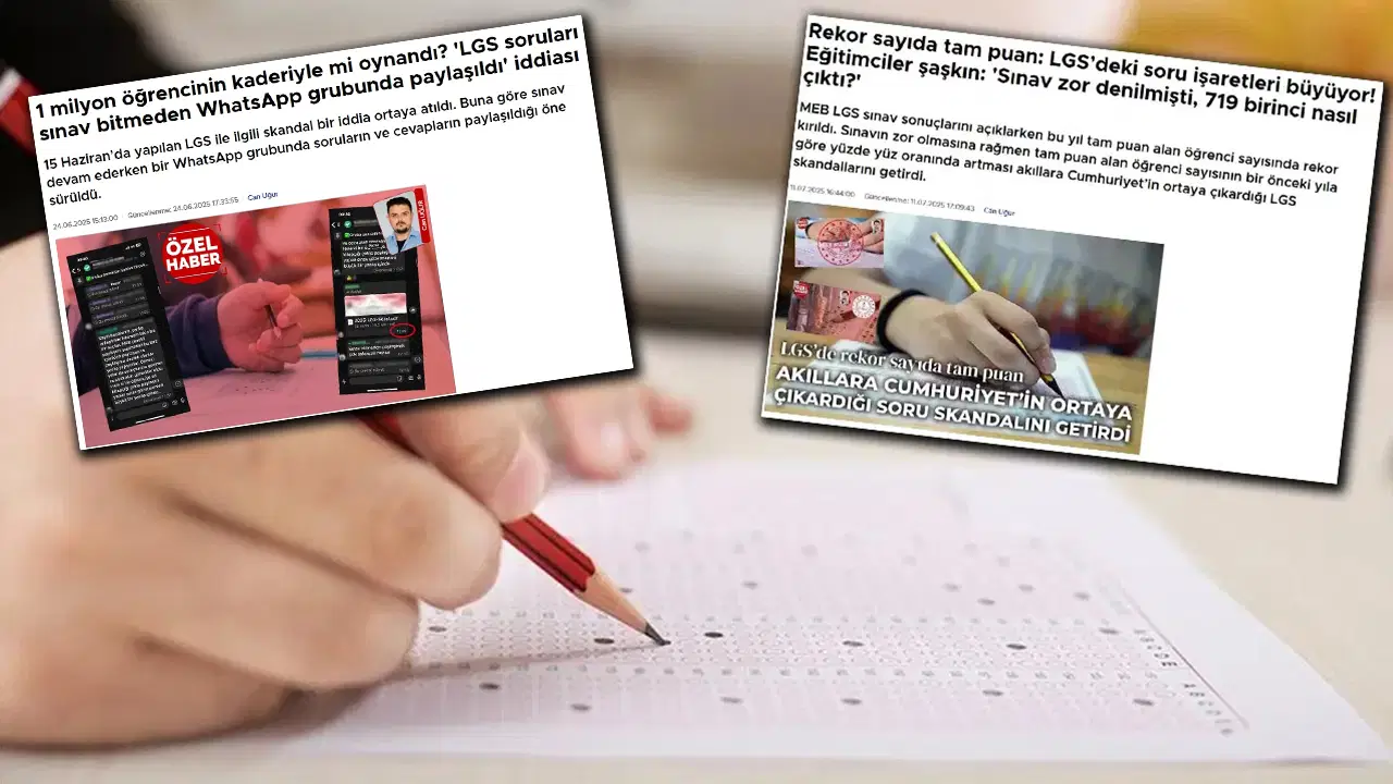 LGS'de şaibe iddialarını gündeme taşıyan Cumhuriyet Gazetesi Haber Müdürü Can Uğur'a soruşturma!