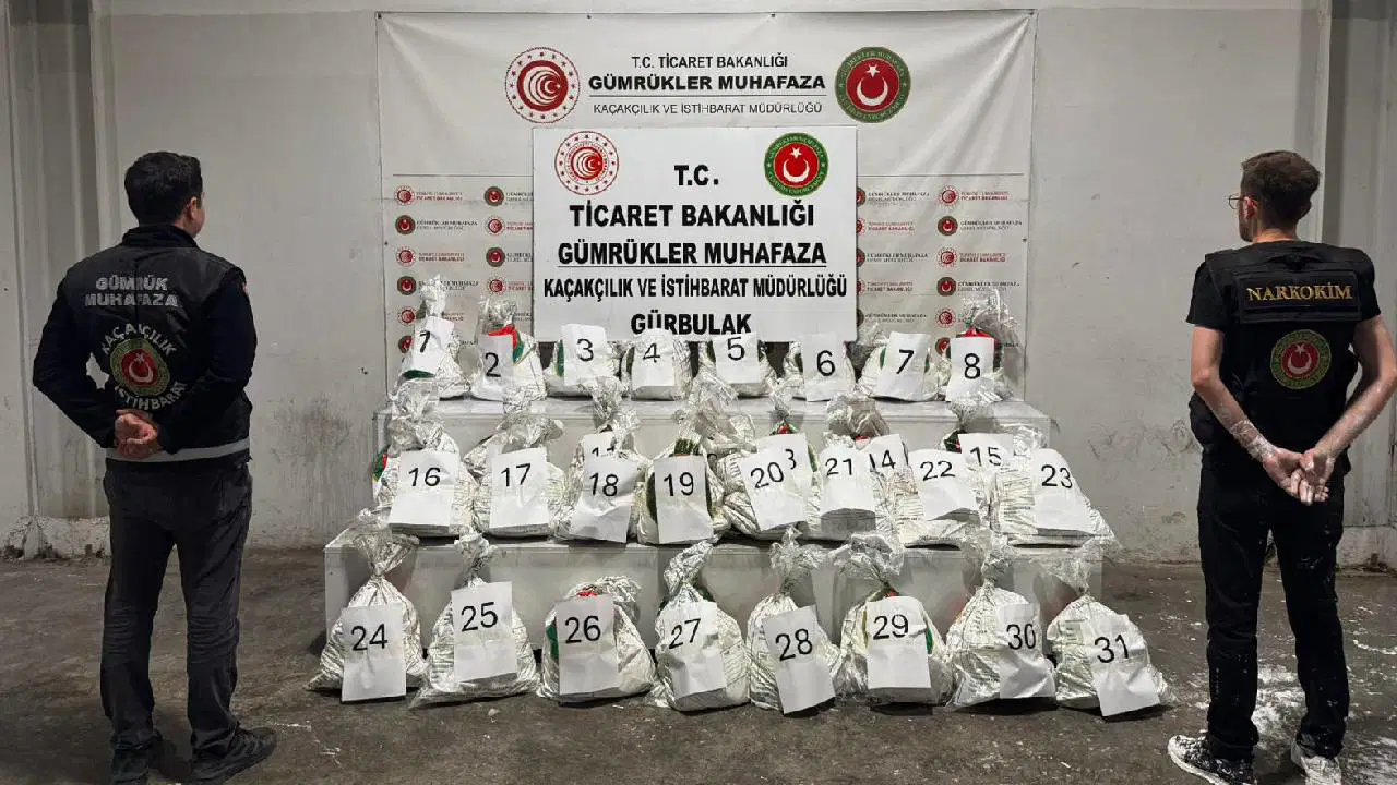 Mersin Limanı ve Ağrı Gürbulak Gümrük Kapısı'nda uyuşturucu operasyonu: Piyasa değeri 8 milyar lira!