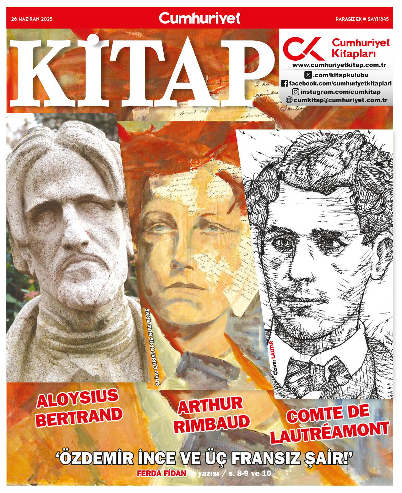BUGÜN günlerden Cumhuriyet Kitap! 26 Haziran 2025 / Sayı 1845!