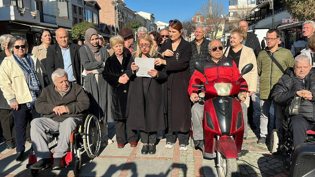 Edirne'de engelliler haklarını istedi