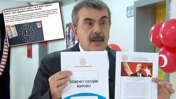 Bakan Tekin, 'Atatürk'süz gelişim raporunu böyle savundu