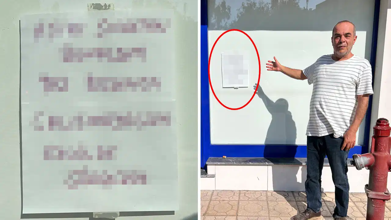 Notu gören şaşkına döndü! Sıcaktan bunaldı, dükkanını kapattı: 'Eylülde görüşürüz'