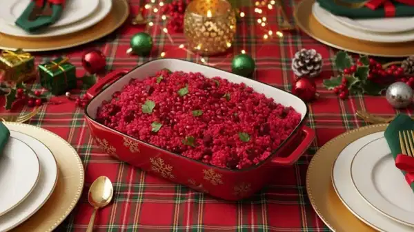 Yılbaşı sofralarına renk katan lezzet: Pancarlı kısır tarifi