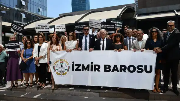İzmir barosu: 'Baskıyla yargı olmaz'