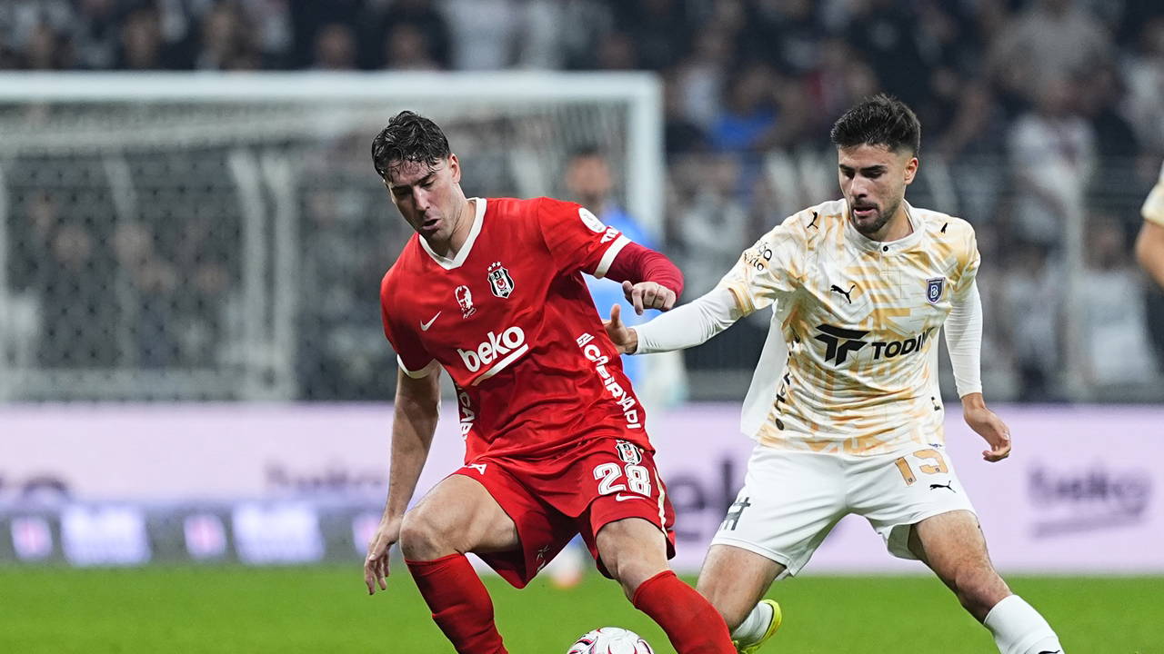 Beşiktaş, Dolmabahçe'de Başakşehir'i 2-0 mağlup etti