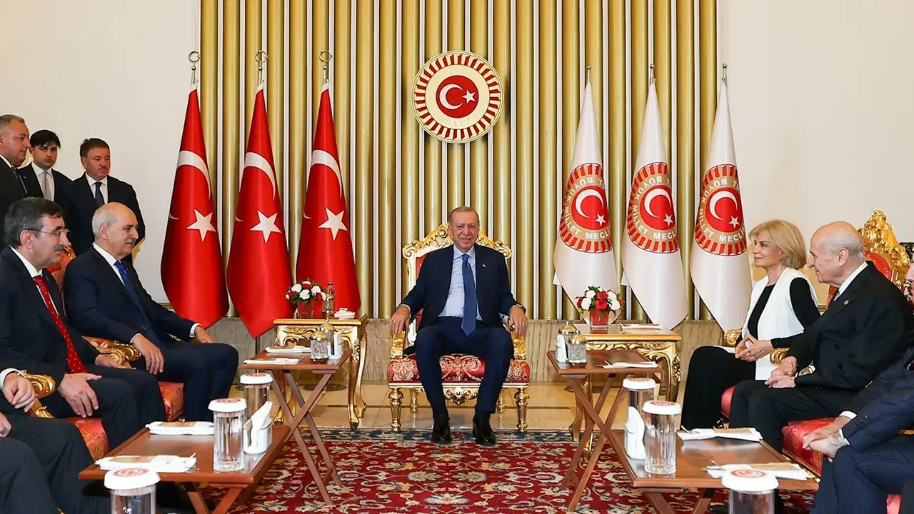TBMM'de '15 Temmuz' anması: Erdoğan kimlerle bir araya geldi?