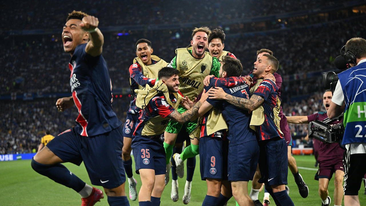 Tarihe geçen skorla Inter'i mağlup etti: Şampiyonlar Ligi şampiyonu PSG!