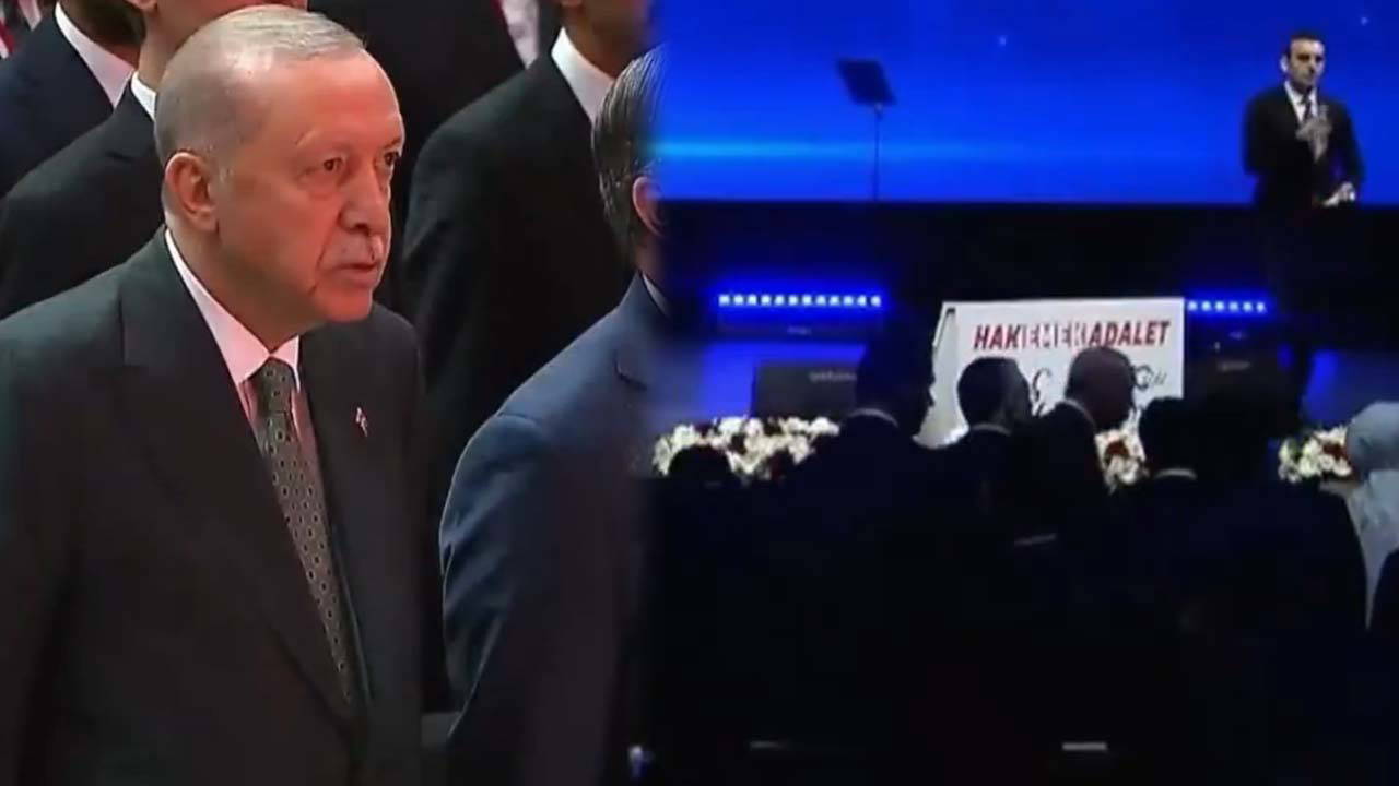 Erdoğan sürpriz telefon sonrası salondan ayrıldı