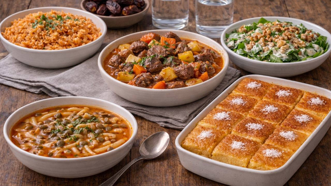 Bugün ne pişirsem? 13. gün Ramazan iftar menüsü: Geleneksel esintilerle zenginleşen, dengeli ve doyurucu sofralar!