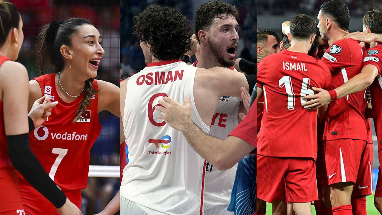 A Milli takımlarımız bu hafta 3'te 3 yaptı!