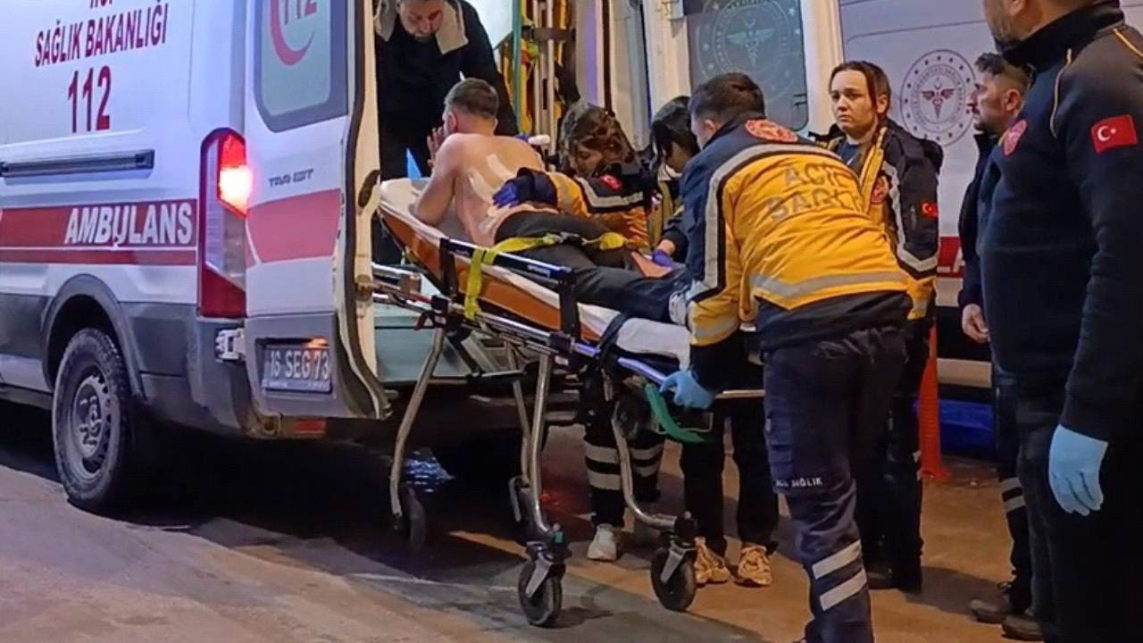 Restoranda müşteriler arasında bıçaklı kavga: 2 yaralı