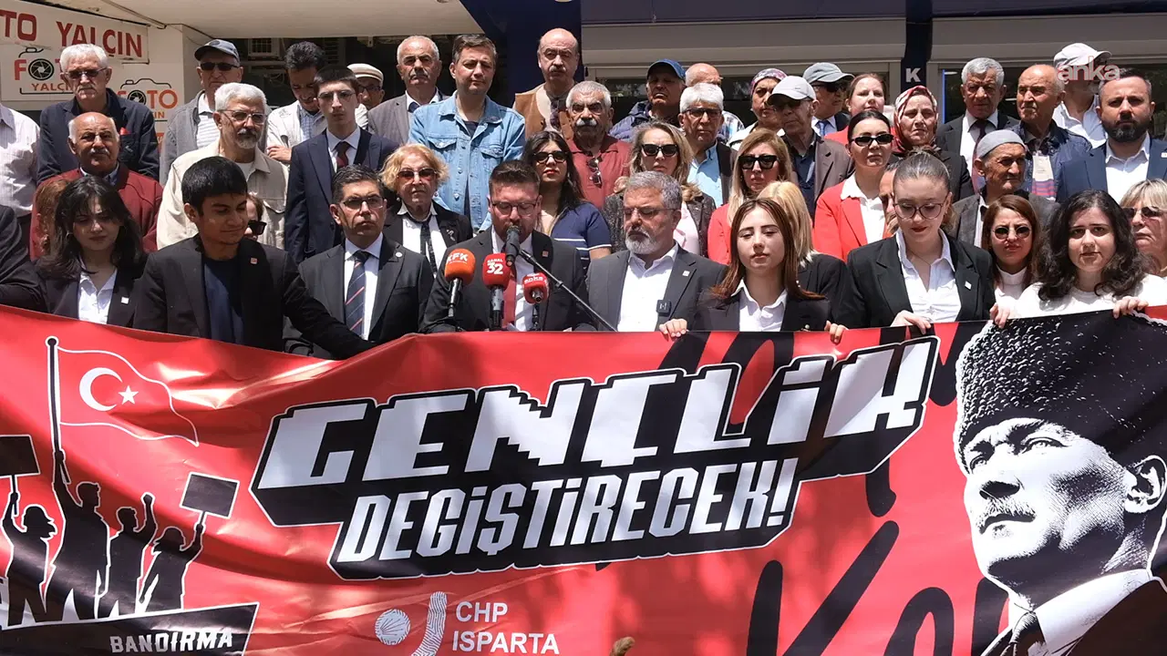 CHP Isparta İl Örgütü’nden '19 Mayıs' açıklaması: 'Millet Cumhuriyetinden vazgeçmez'