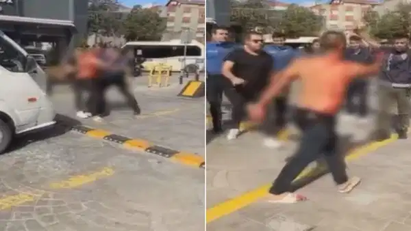 Esenler'de dehşeti yaşattı! Kendini yaraladı, aracı polislerin üzerine sürdü: O anlar kamerada