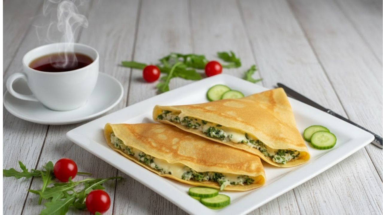Çay saati klasiklerini geride bırakan lezzet: Krep börek tarifi