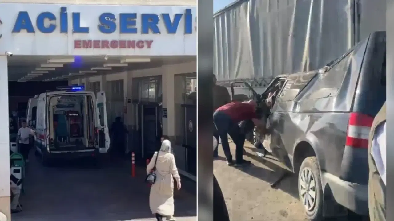 Şanlıurfa’da minibüs park halindeki tıra çarptı: 2 ölü, 2 yaralı