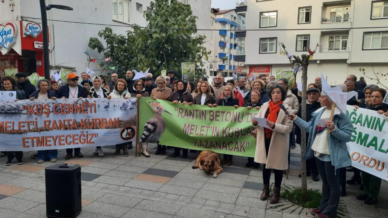 Kuş cenneti için altıncı yürüyüş yapıldı