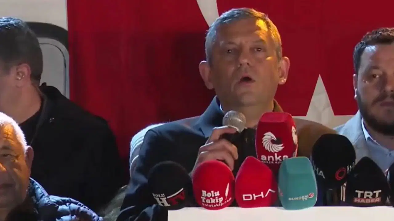 Özgür Özel'den Bolu'da açıklama! Tanju Özcan için geldi