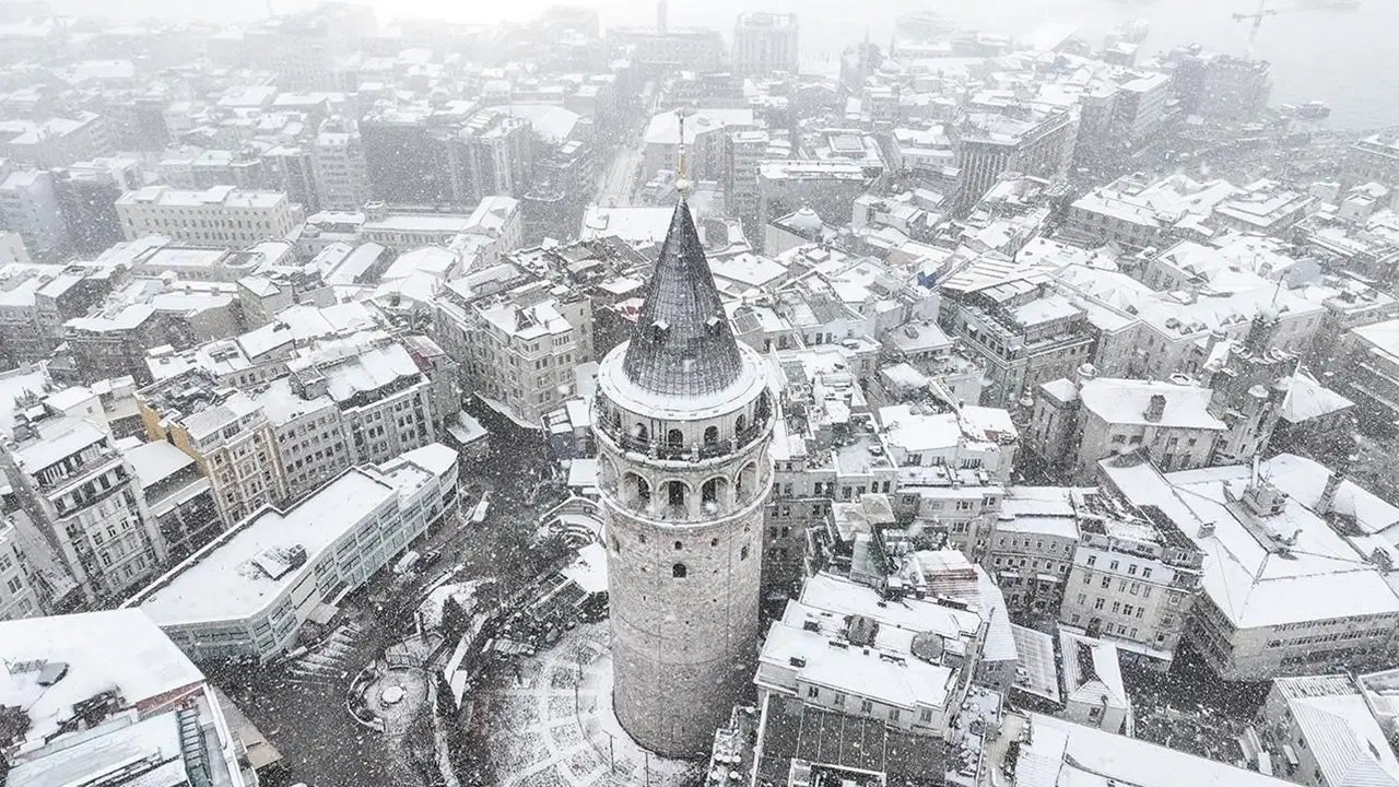 İstanbul'da bu akşam 19 ilçeye kar yağacak!