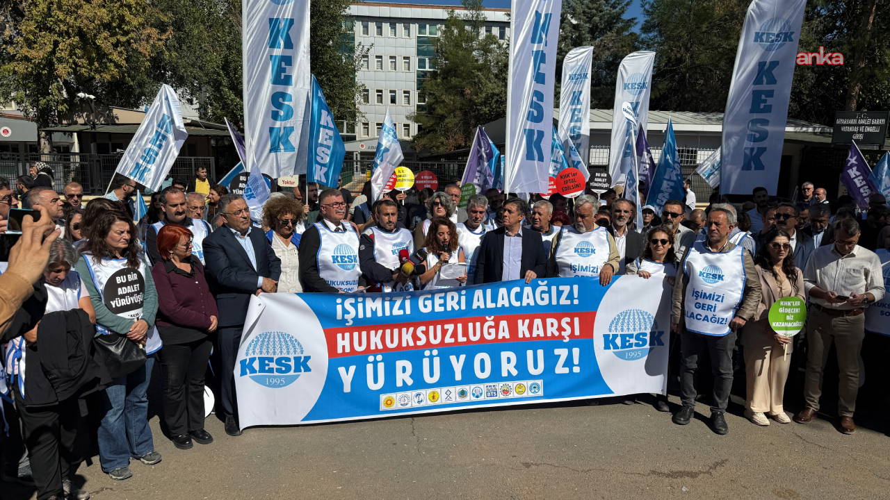 KESK’ten Diyarbakır’da 'KHK' eylemi