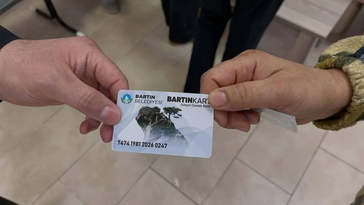 BARTINKART sosyal destek kartı projesi yaşama geçirildi