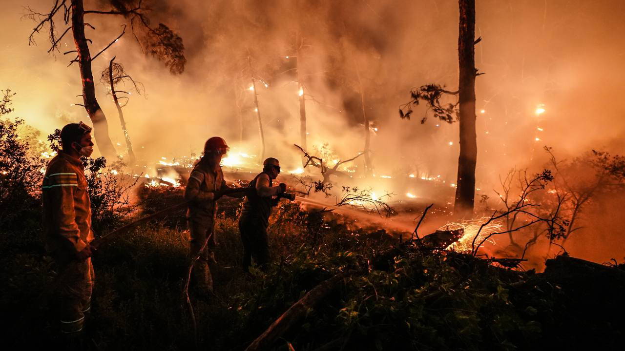Türkiye alevlerle boğuşuyor... Gelibolu'daki yangın kısmen kontrol altında: 3 gözaltı!