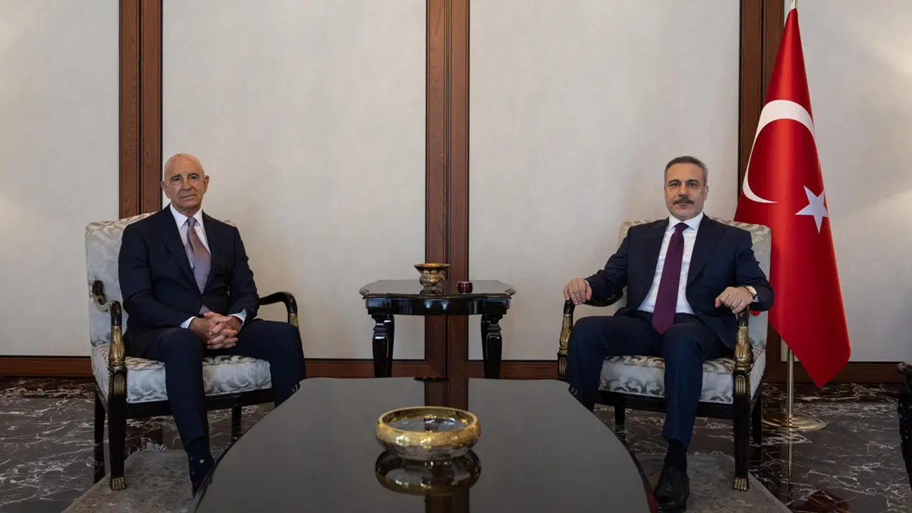 Dışişleri Bakanı Fidan, ABD'nin Ankara Büyükelçisi Barrack'ı kabul etti