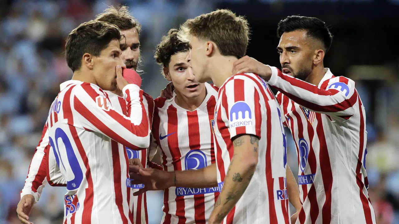 Atletico Madrid 10 kişi kaldı: Celta Vigo deplasmanında puanı aldı!
