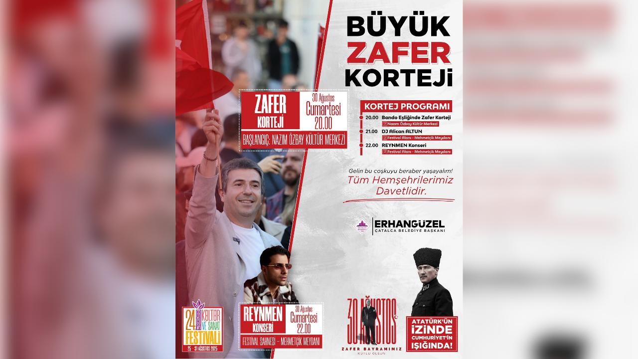 30 Ağustos Zafer Bayramı konser takvimi 2025! 30 Ağustos Zafer Bayramı'nda İstanbul'da hangi ilçede, kimin konseri var?