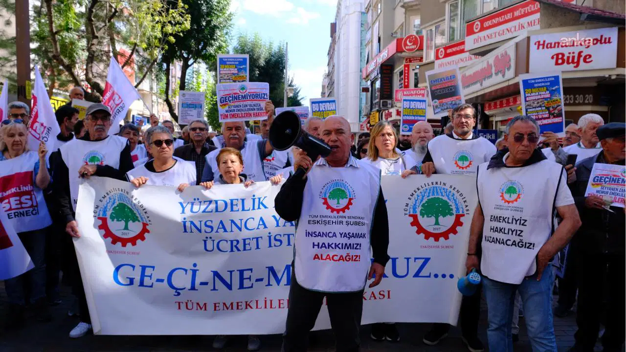 Eskişehir'de emekliler AYM'ye seslendi: Hukuksuzluğa 'dur' denmeli