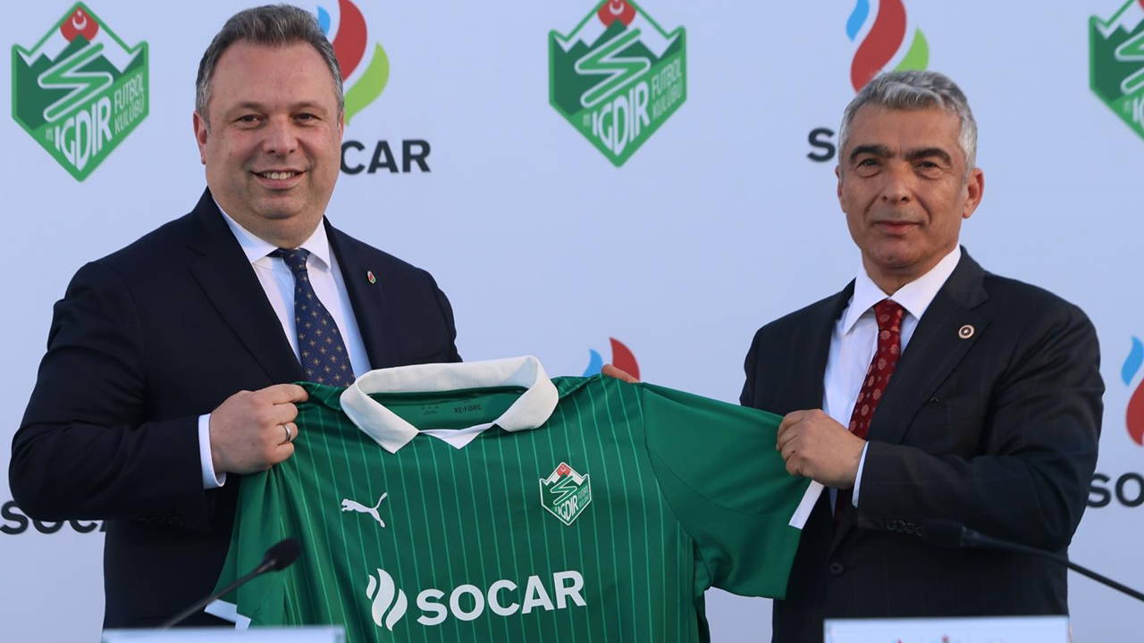 Iğdır FK'nin göğüs sponsoru SOCAR oldu! 