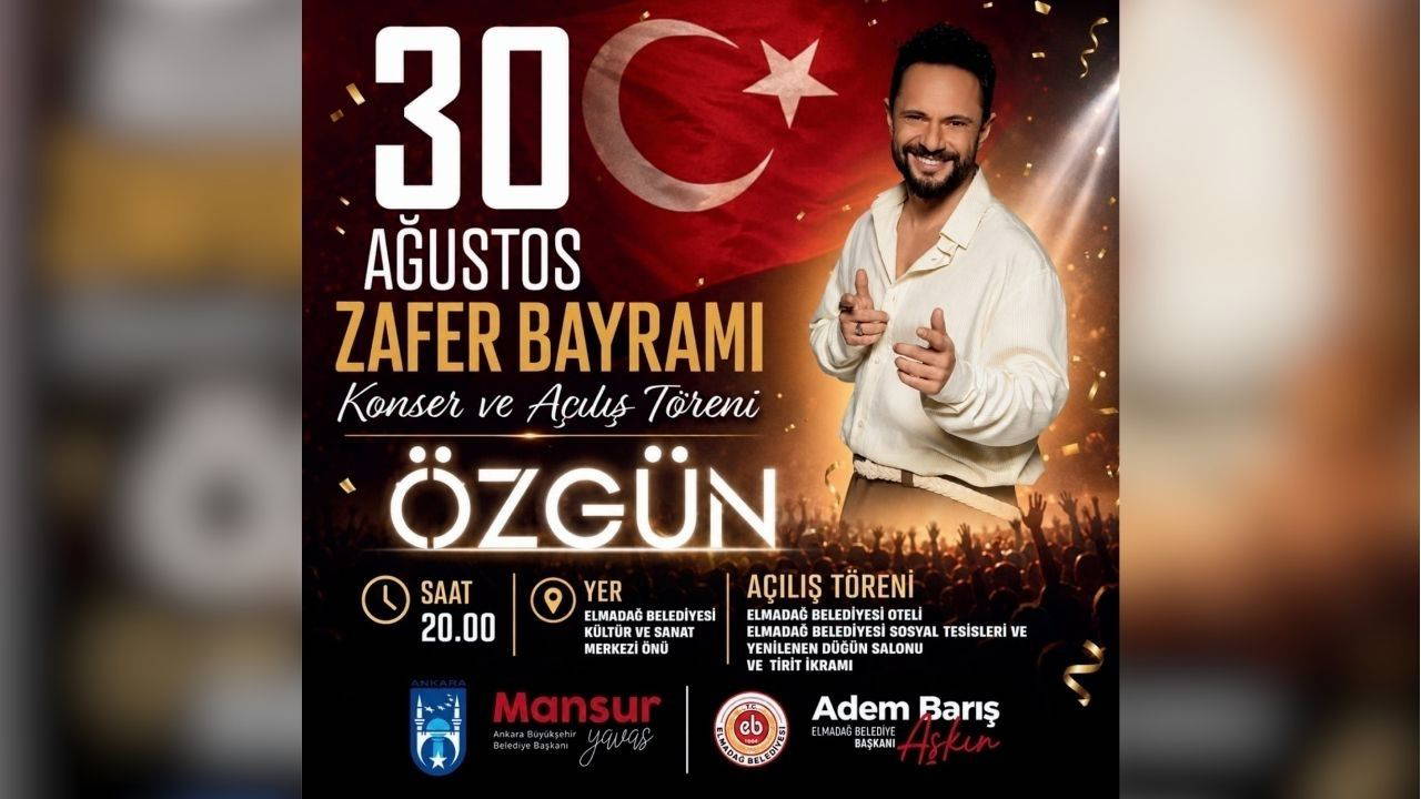 Elmadağ’da 30 Ağustos coşkusu: Hem Zafer Bayramı hem açılış heyecanı