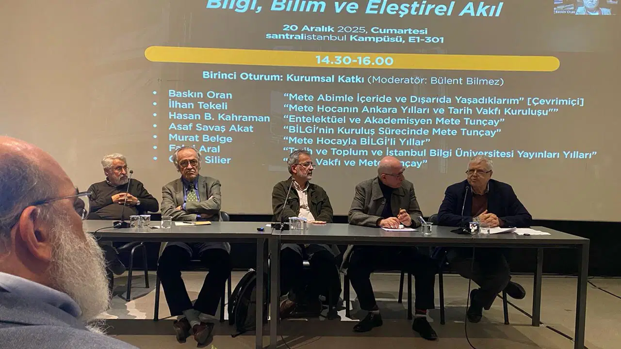 Mete Tunçay Bilgi Üniversitesi’nde anıldı