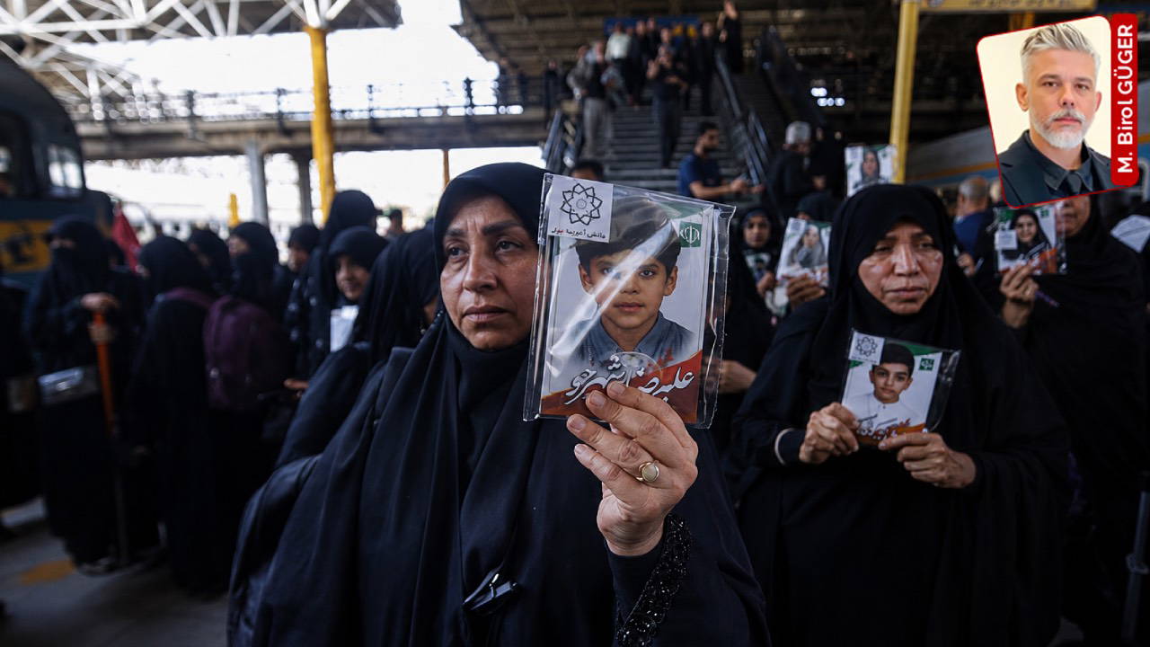 Minab'ta çocuklarını yitiren aileler Hamaney'e veda için Tahran'a geldiler