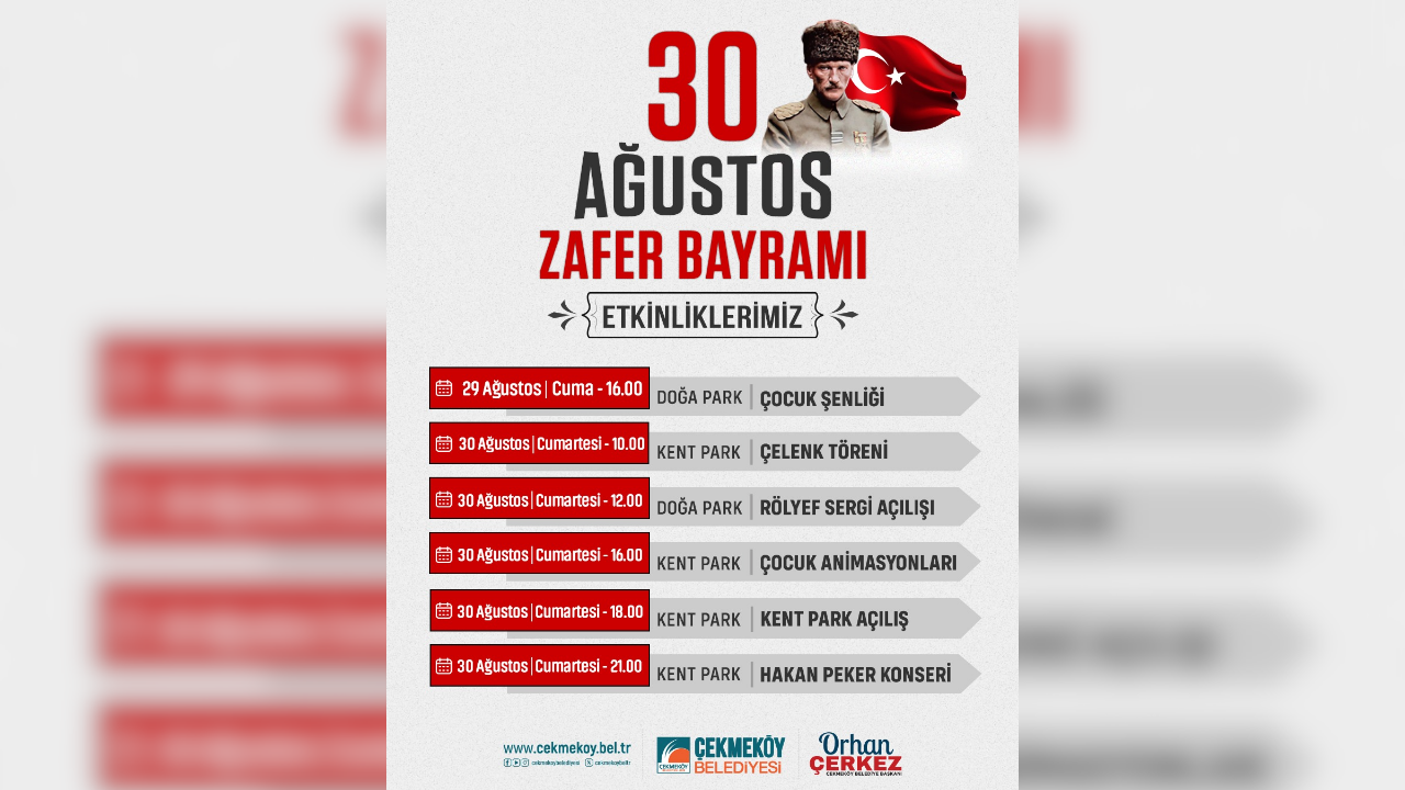 30 Ağustos Zafer Bayramı konser takvimi 2025! 30 Ağustos Zafer Bayramı'nda İstanbul'da hangi ilçede, kimin konseri var?