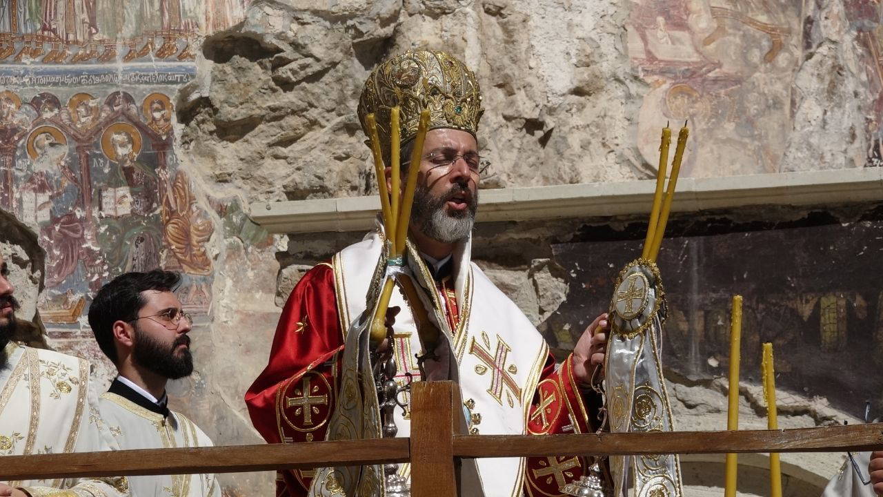 Sümela Manastırı'nda 12’nci ayin