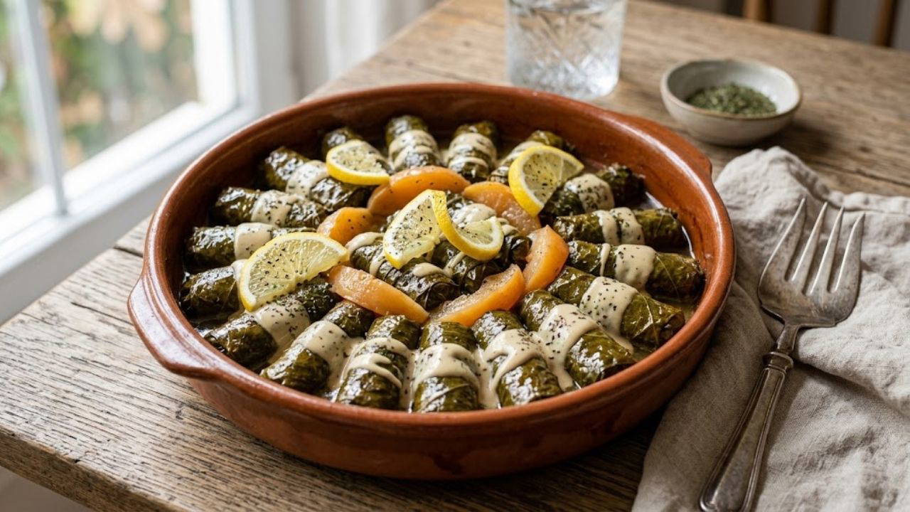 Alışılmışın dışında bir lezzet: MasterChef ayvalı tahinli yaprak sarması tarifi