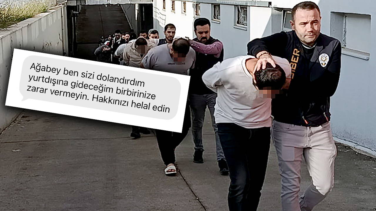 'Sazan sarmalı' yöntemiyle dolandırdı: 'Birbirinize zarar vermeyin' mesajı ile helallik istedi!