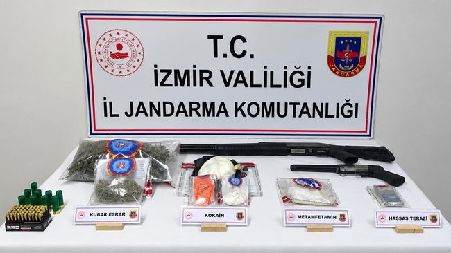 İzmir'de uyuşturucu operasyonu...
