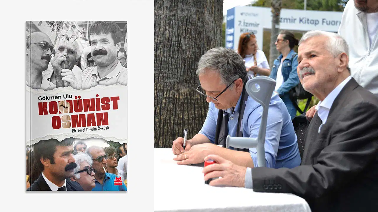 İzmir Kitap Fuarı’nda bir efsane: ‘Komünist Osman’ okurlarıyla buluştu!