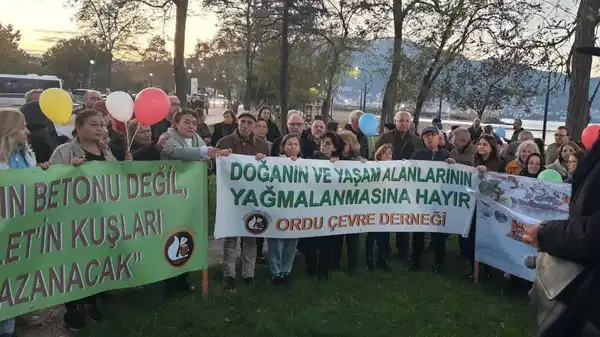Ordu’da çöp alanının imara açılmasını protesto yürüyüşü