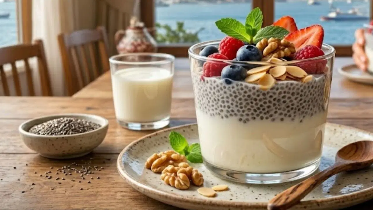 Formda kalanların gizli silahı: Yüksek proteinli chia ve kefirli fit kup tarifi