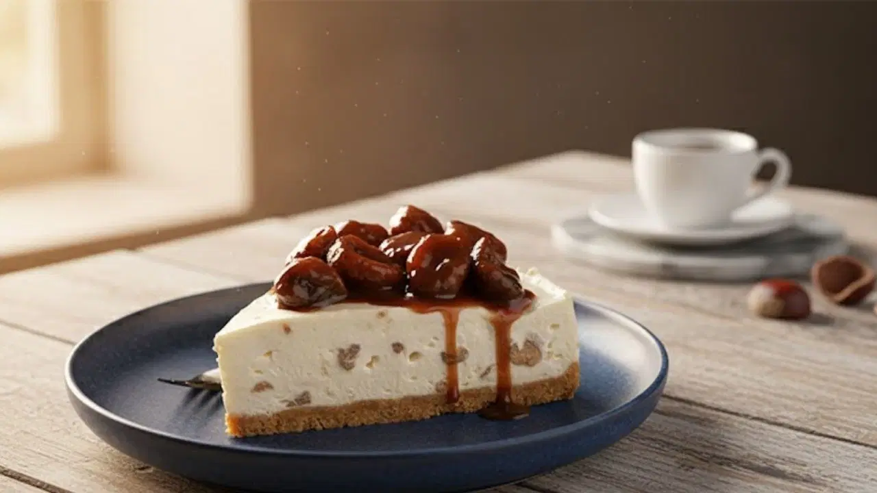 Yılbaşı sofralarını tatlandıran lezzet: Kestaneli cheesecake tarifi