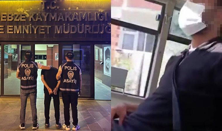Kocaeli'de otobüste taciz: Gözaltına alındı