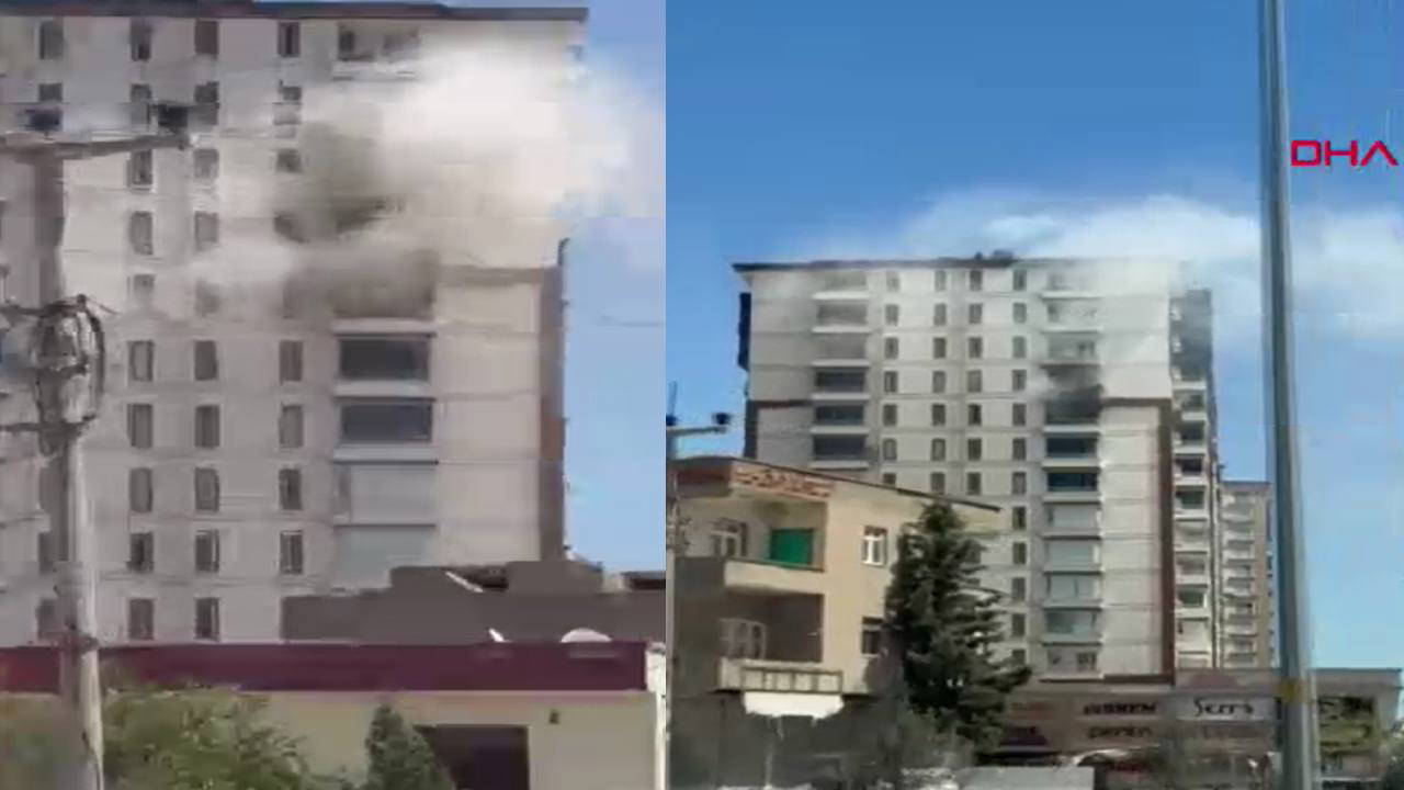 17 katlı rezidansta korkutan yangın!