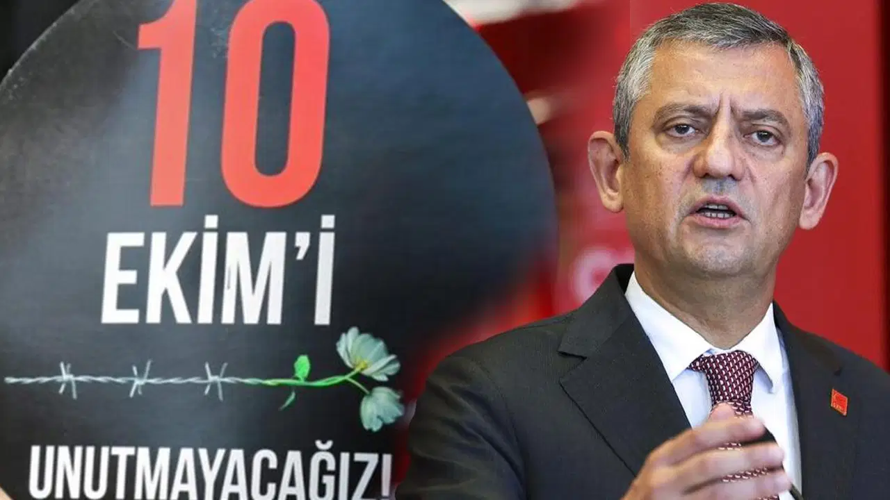 Özgür Özel'den 'Ankara Gar Katliamı' paylaşımı: 'Yitirdiğimiz barış güvercinlerini rahmetle anıyorum'