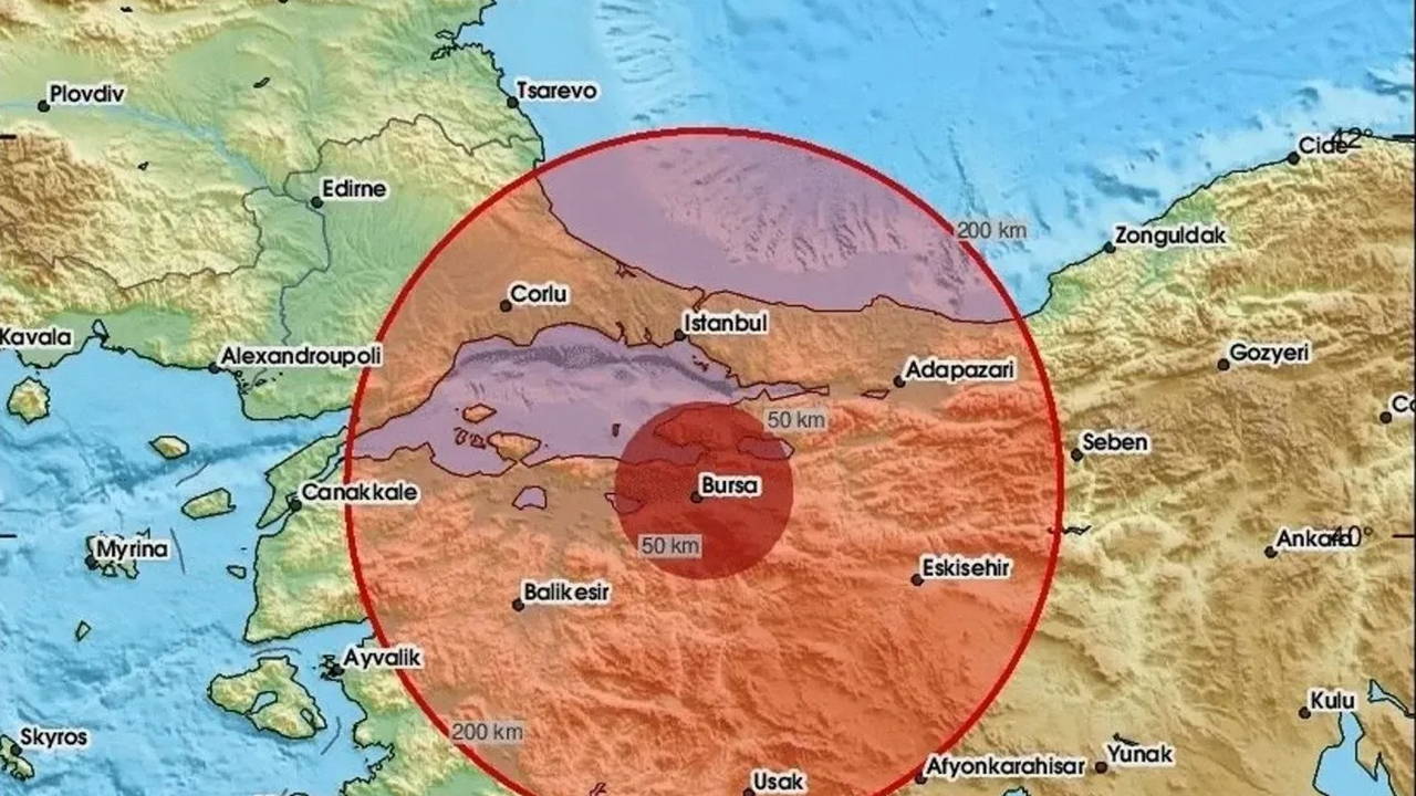 Bursa'da deprem fay hattı nereden geçiyor? Bursa deprem risk haritası tehlikeli bölgeler nereler?