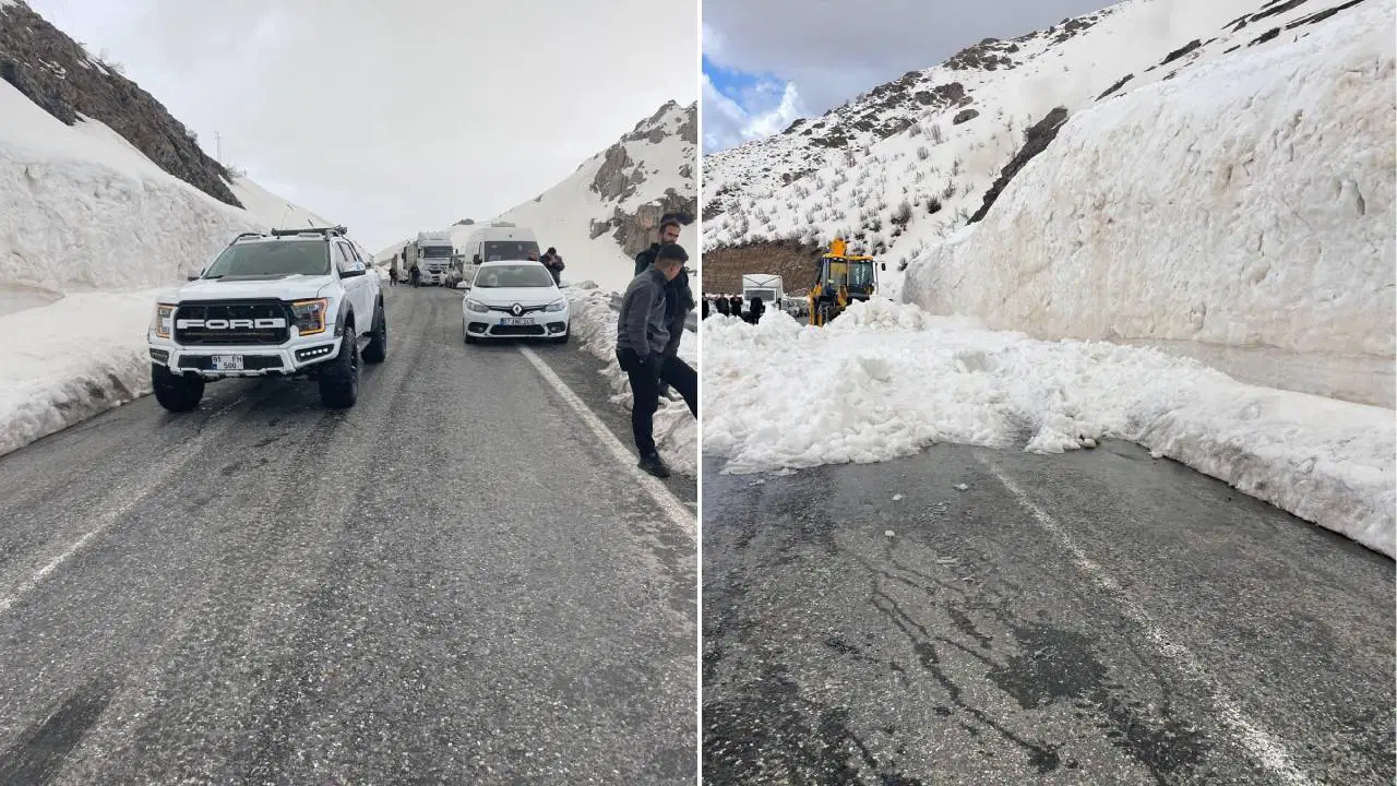 Hakkari-Şırnak karayolu çığ nedeniyle kapandı
