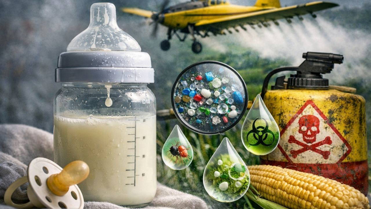 Anne sütünde pestisit ve plastik katkıları tespit edildi: Çevresel kimyasallar bebekleri nasıl etkiliyor?