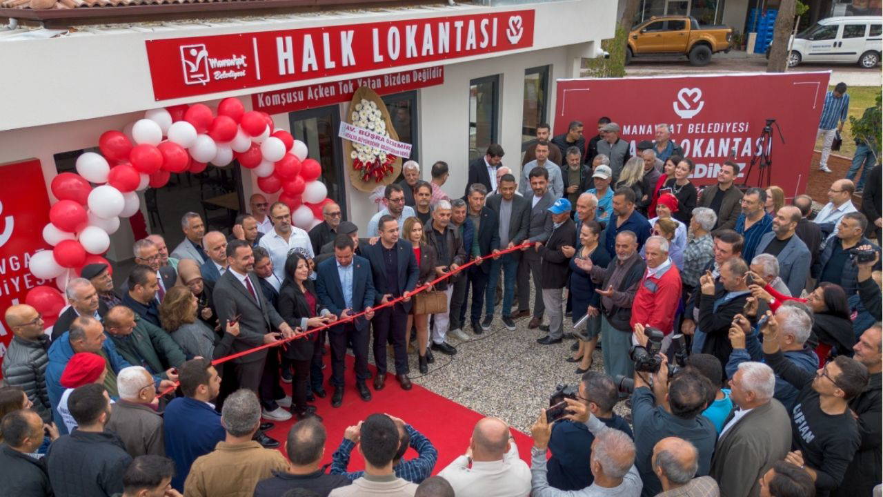 Manavgat Belediyesi 2. Halk Lokantası hizmete açıldı